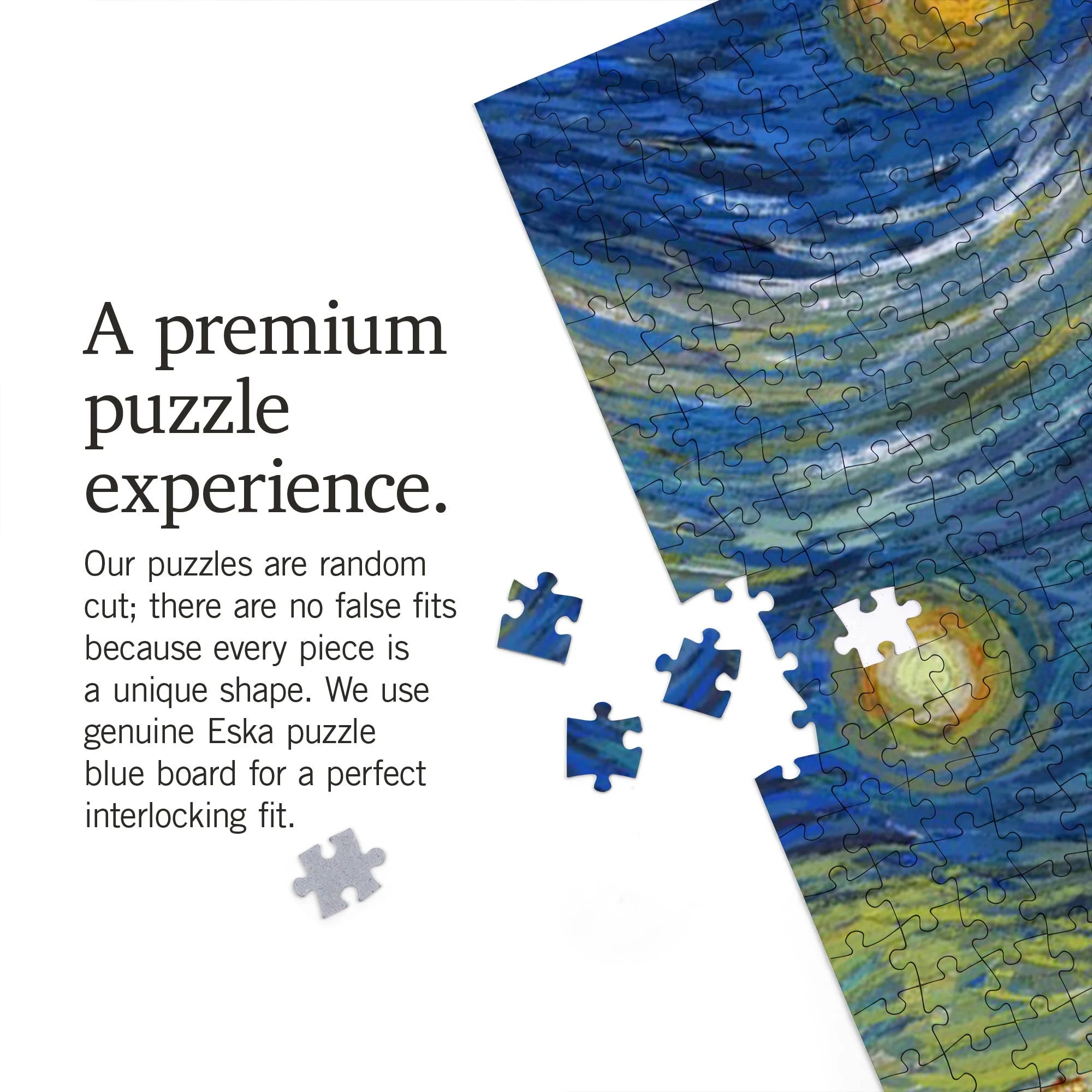 1000 PIECE PUZZLE Dallas, Texas, Starry Night City Series - Image 4