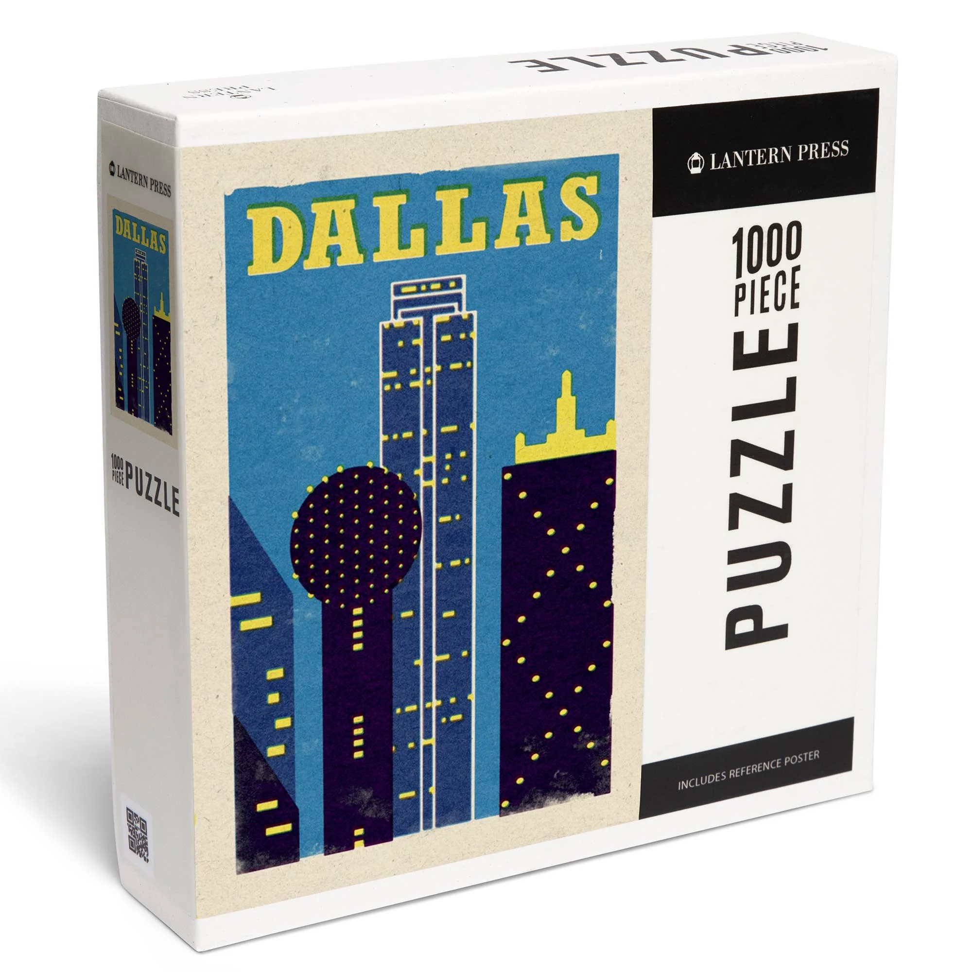 1000 PIECE PUZZLE Dallas, Texas, Woodblock