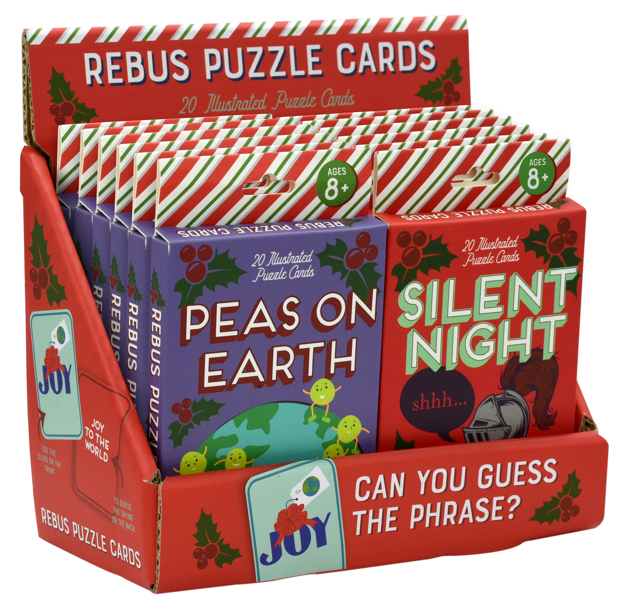 12 PC Holiday Christmas Puzzles