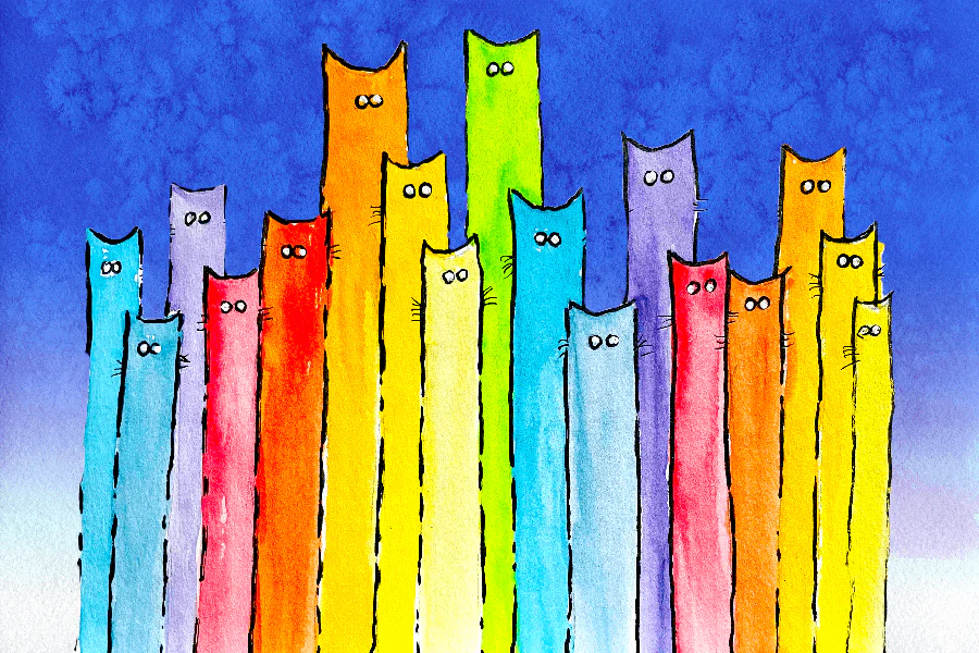 A Pride of Cats Mini jigsaw puzzle - Image 2