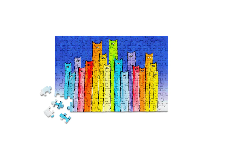 A Pride of Cats Mini jigsaw puzzle - Image 6
