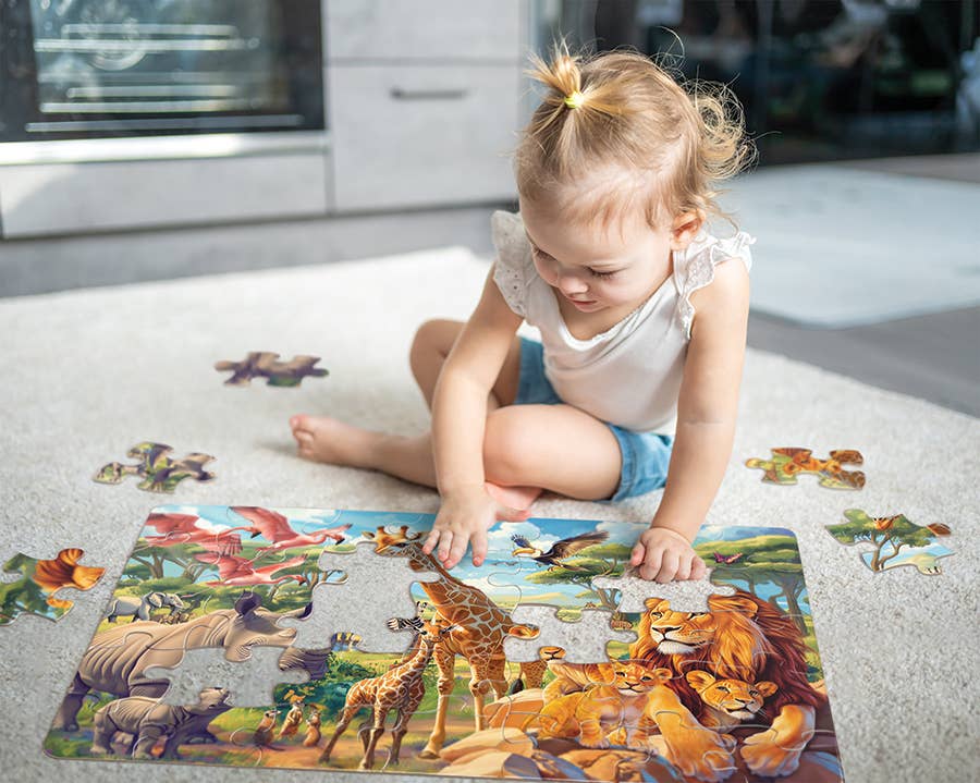 African Plains (35pc) Floor Puzzle - Ages 3+ - Image 2