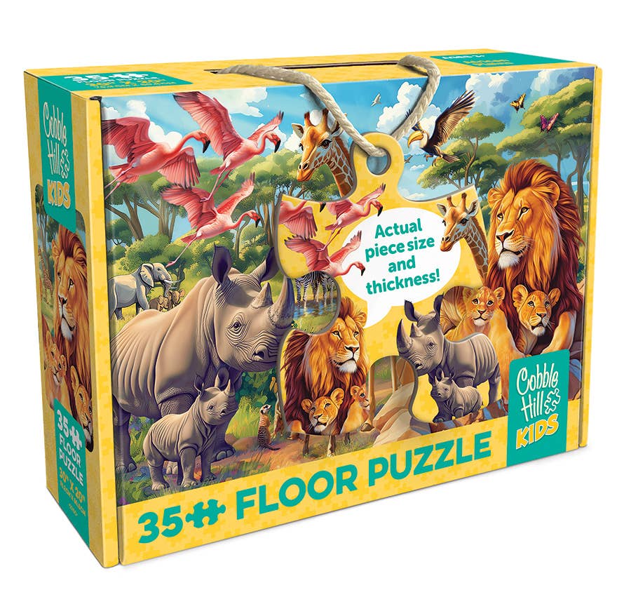African Plains (35pc) Floor Puzzle - Ages 3+ - Image 3