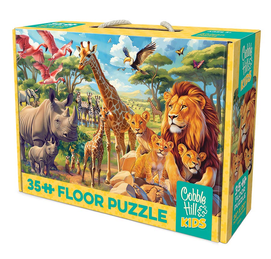 African Plains (35pc) Floor Puzzle - Ages 3+ - Image 4