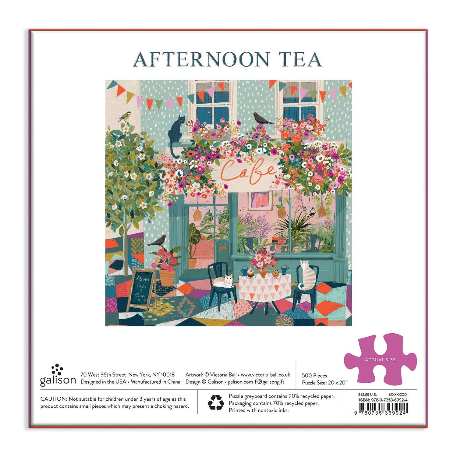Afternoon Tea 500 Piece Puzzle - Image 4