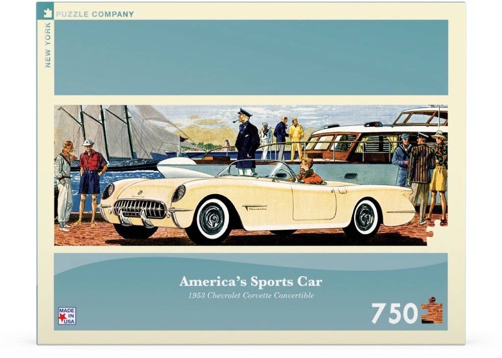 America's Sports Car - 750 Piece Jigsaw Puzzle - Image 2