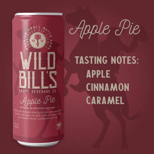 Apple Pie - Premium Cane Sugar Soda, 12-Pack, Cans - Image 5