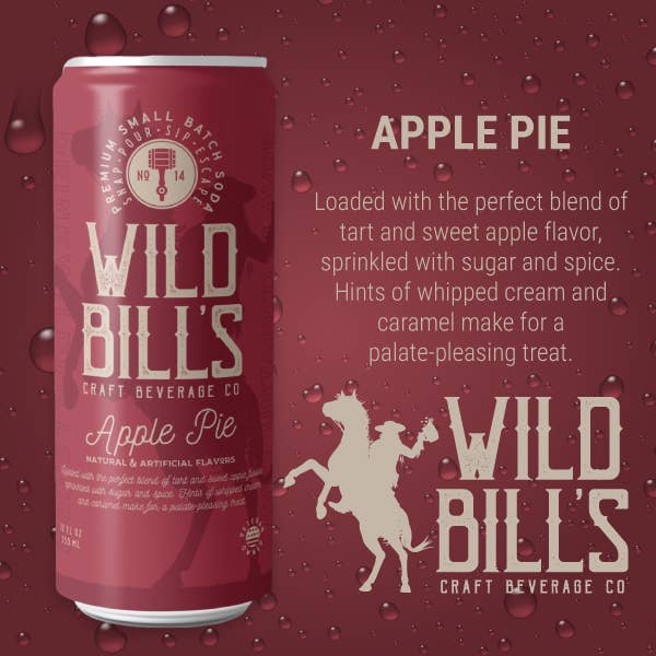 Apple Pie - Premium Cane Sugar Soda, 12-Pack, Cans - Image 7