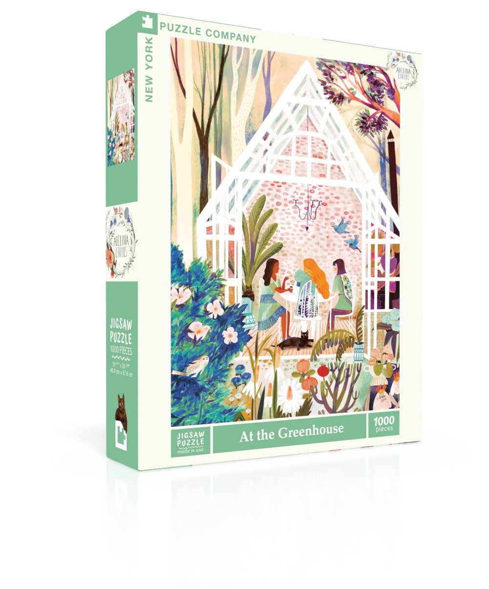 At the Greenhouse - 1000 Piece Jigsaw Puzzle