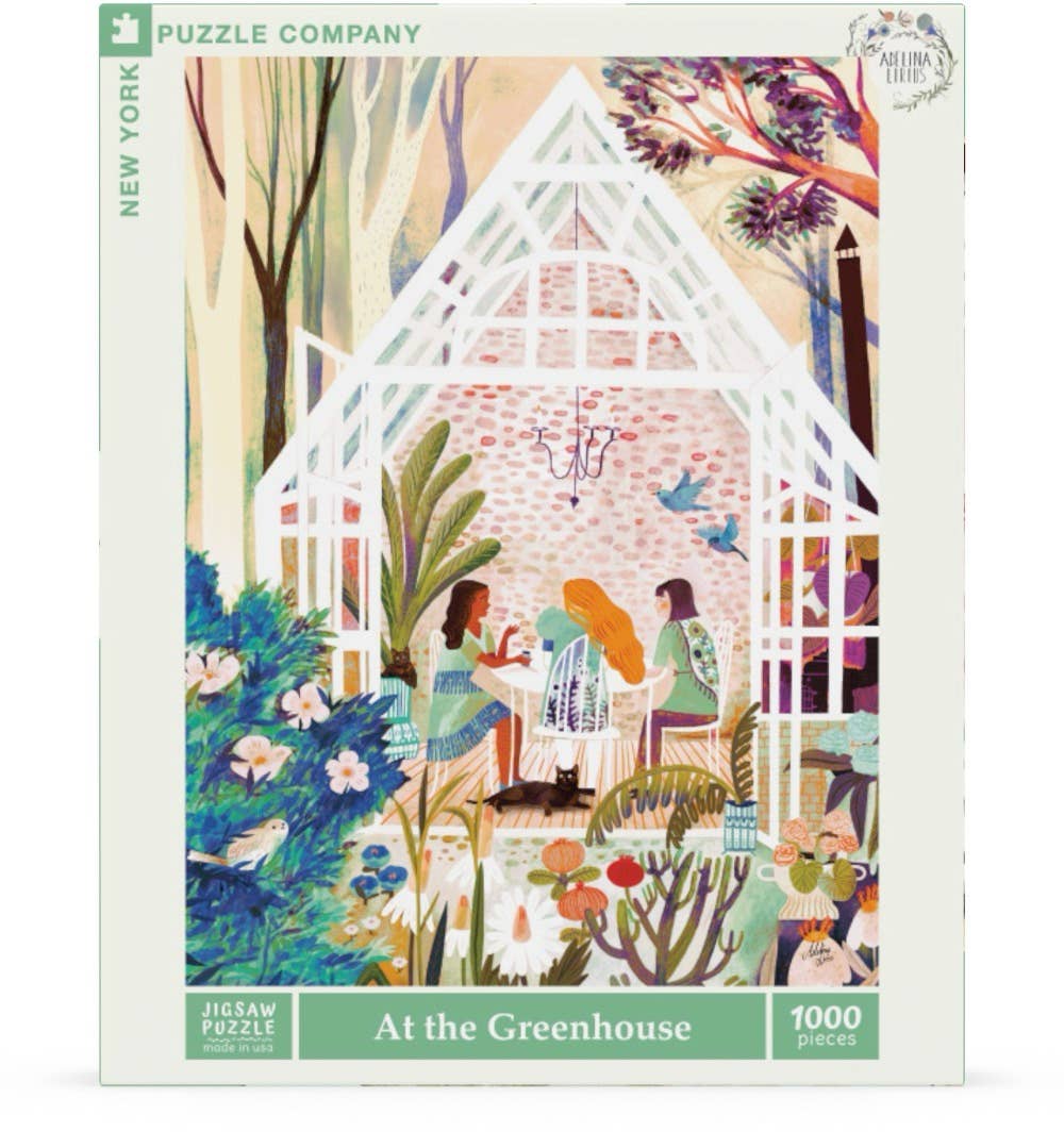 At the Greenhouse - 1000 Piece Jigsaw Puzzle - Image 2