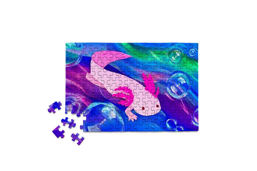 Axolotl Trendy Jigsaw gift for kids - Image 3