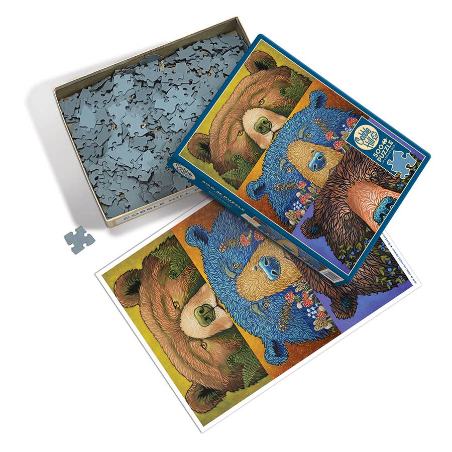 Bear Eyes: Harvest ā 500-Piece Puzzle by Amanda Rose Warren - Image 3