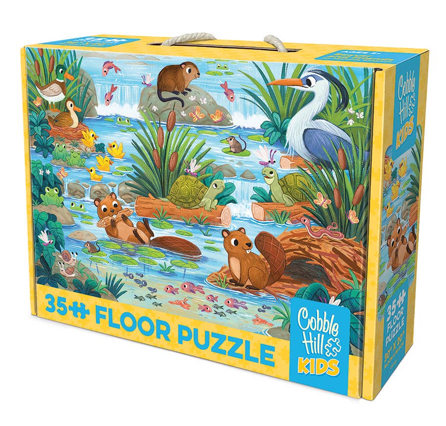Beaver and Friends (35pc) Floor Puzzle - Ages 3+ - Image 3