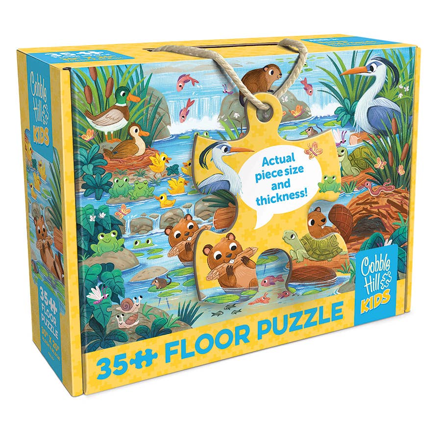 Beaver and Friends (35pc) Floor Puzzle - Ages 3+ - Image 4