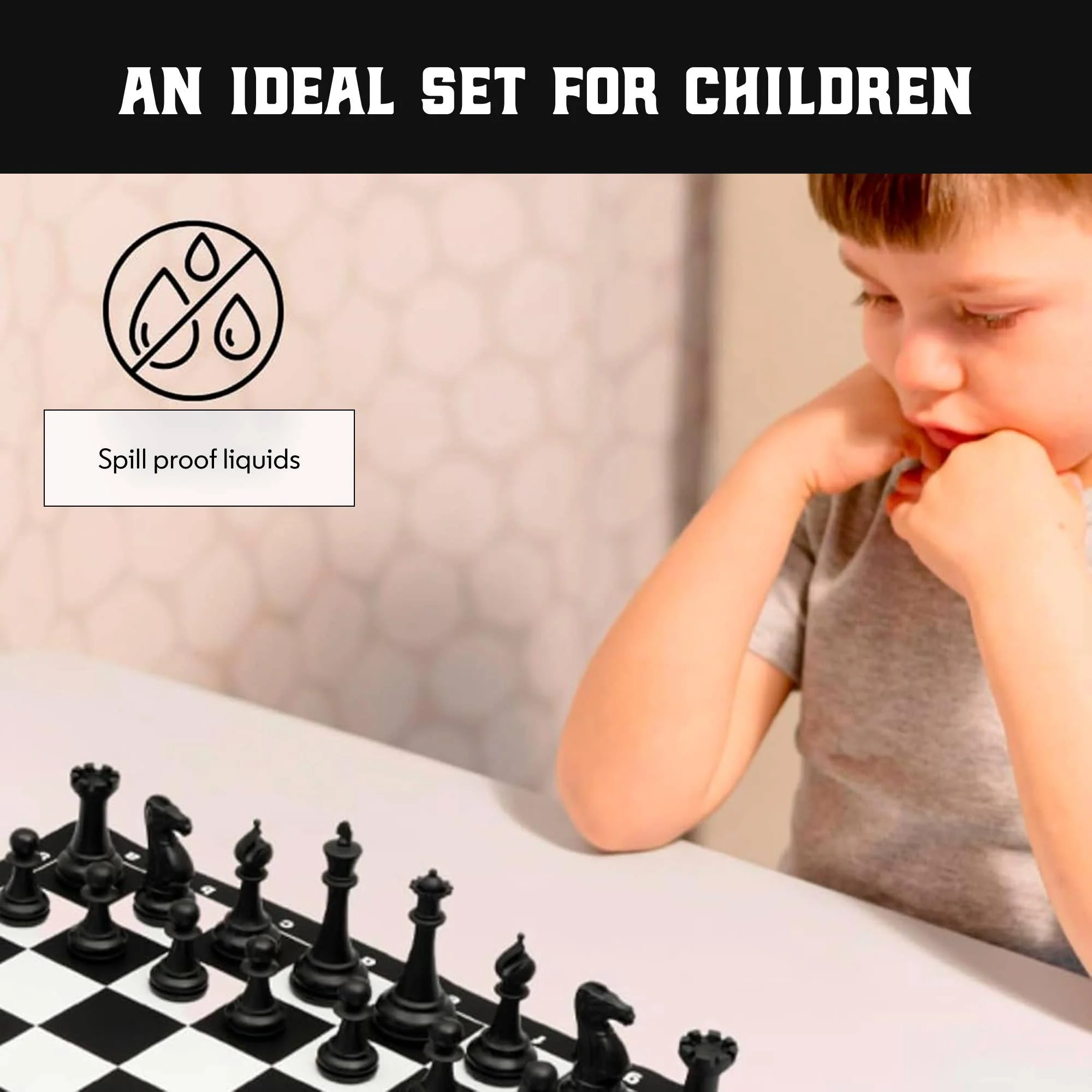 Best Chess Set Ever, 1x Travel Chess Set, Black Board - Image 6