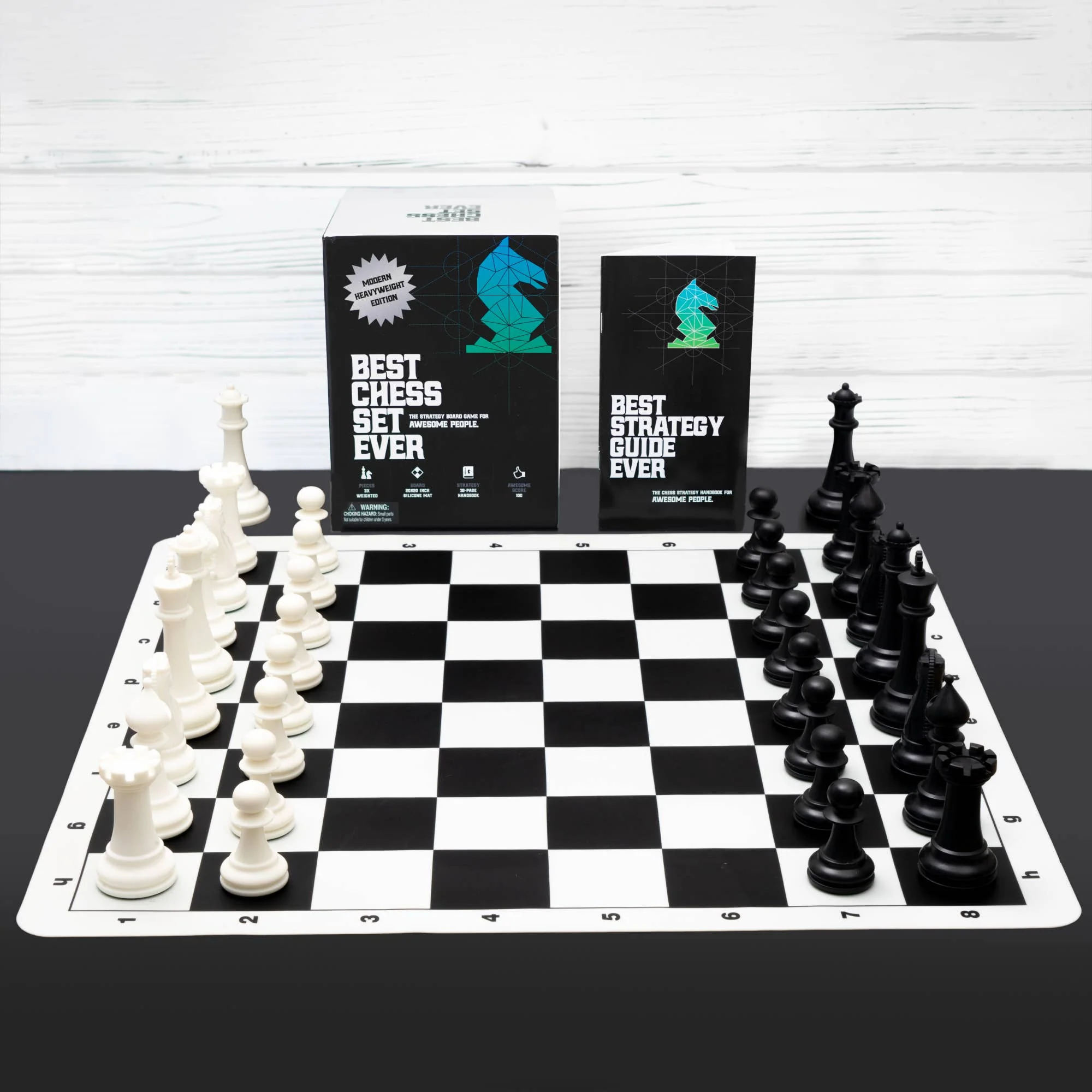 Best Chess Set Ever, 3x Tournament Set, Double-Sided Board - Image 8