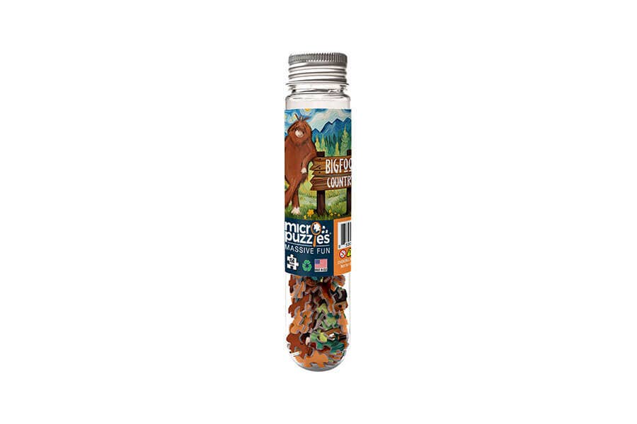 Bigfoot Country - Sasquatch Yeti Camping Wilderness Puzzle - Image 4
