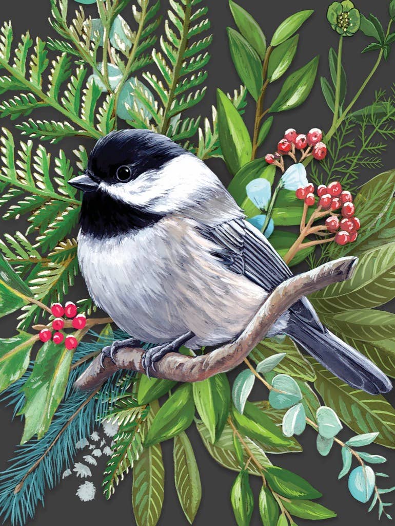 Black-capped Chickadee - 500 Piece Jigsaw Puzzle - Image 3
