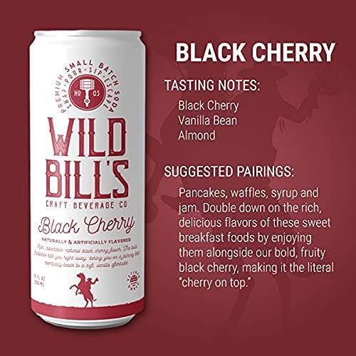Black Cherry - Premium Cane Sugar Soda, 12-Pack, Cans - Image 5