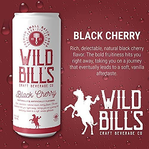 Black Cherry - Premium Cane Sugar Soda, 12-Pack, Cans - Image 6