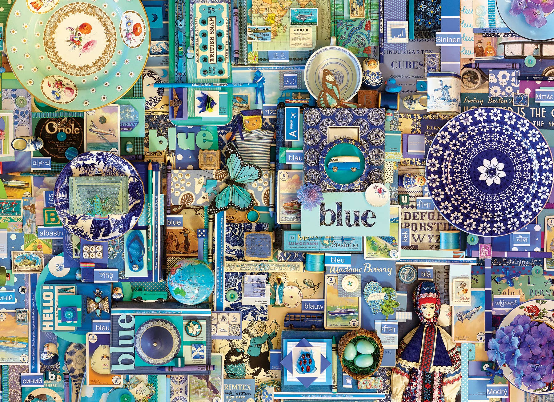 Blue 1000pc puzzle - Image 2