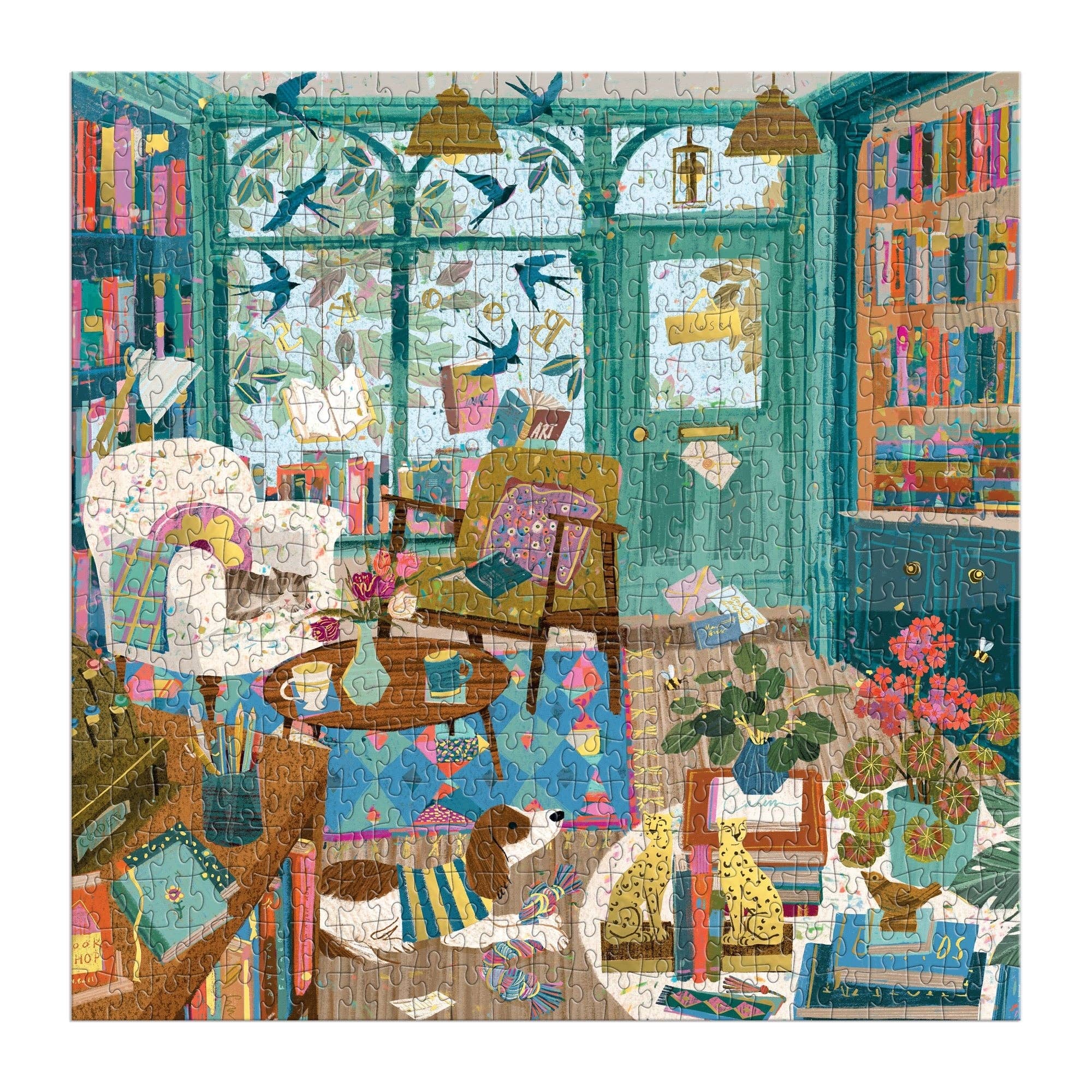 Bookshop Afternoon 500 Piece Foil Puzzle - Image 3