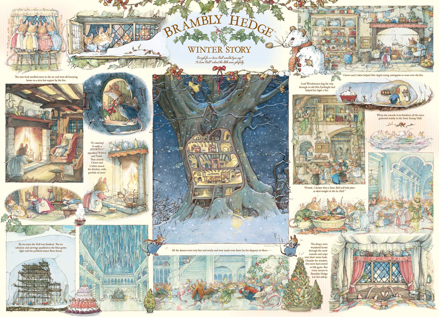 Brambly Hedge Winter Story 1000pc puzzle - Image 2