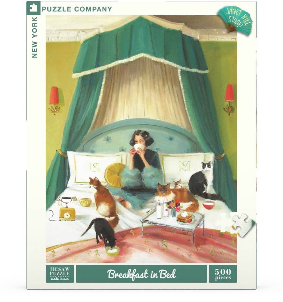 Breakfast in Bed - 500 Piece Jigsaw Puzzle - Image 2