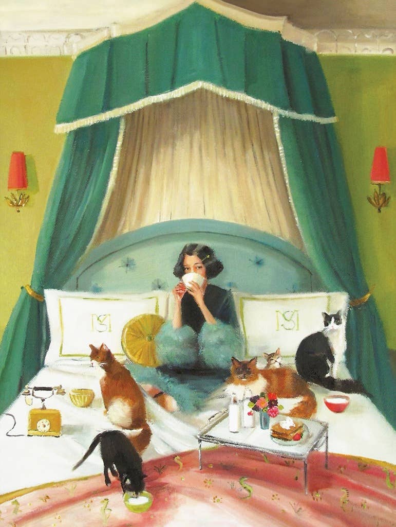 Breakfast in Bed - 500 Piece Jigsaw Puzzle - Image 3