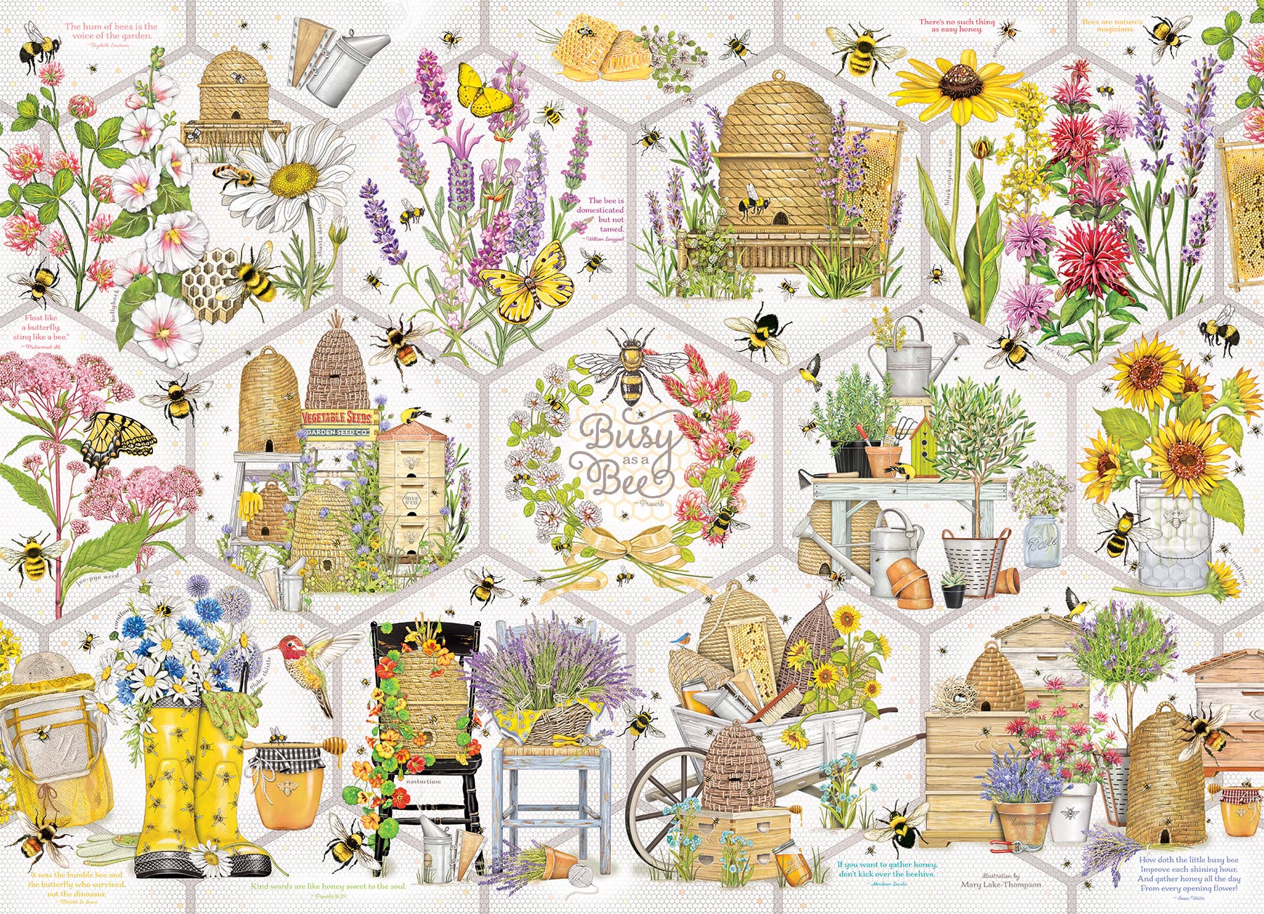Busy As A Bee 500pc puzzle - Image 2