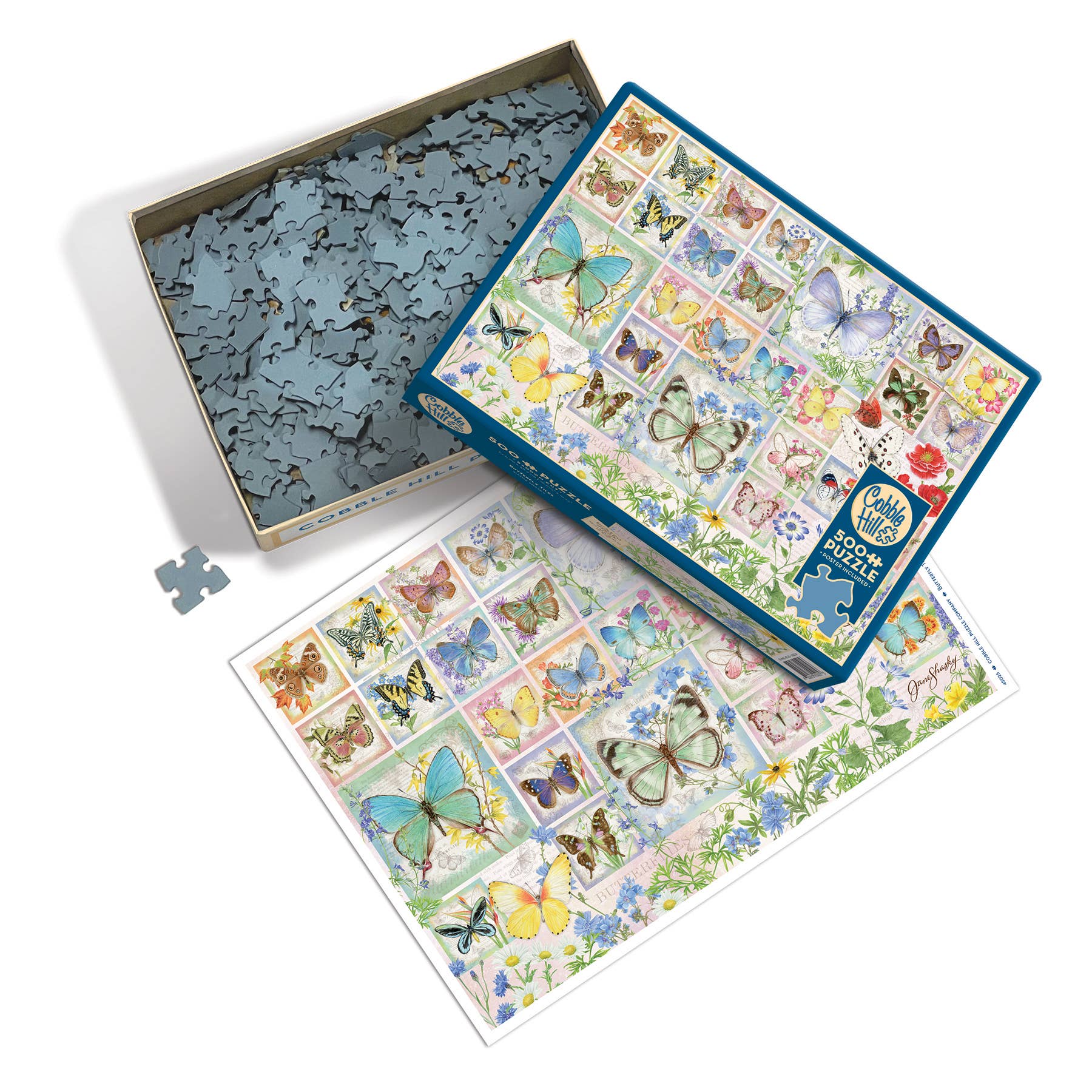 Butterfly Tiles 500pc puzzle - Image 3