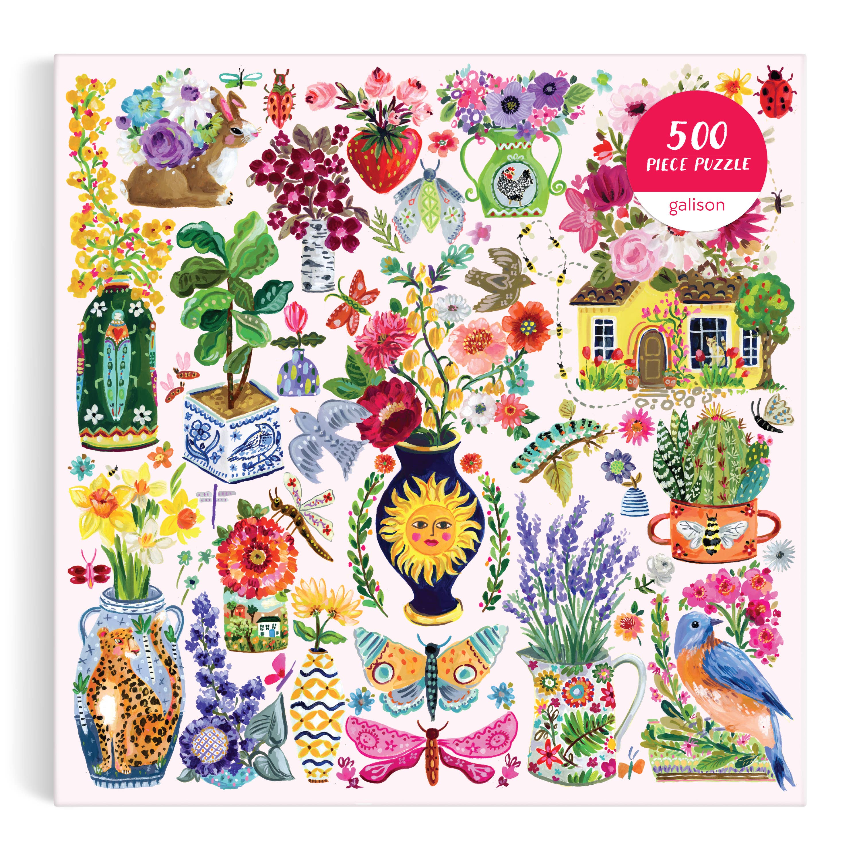 Buzzy Bouquets 500 Piece Puzzle - Image 2