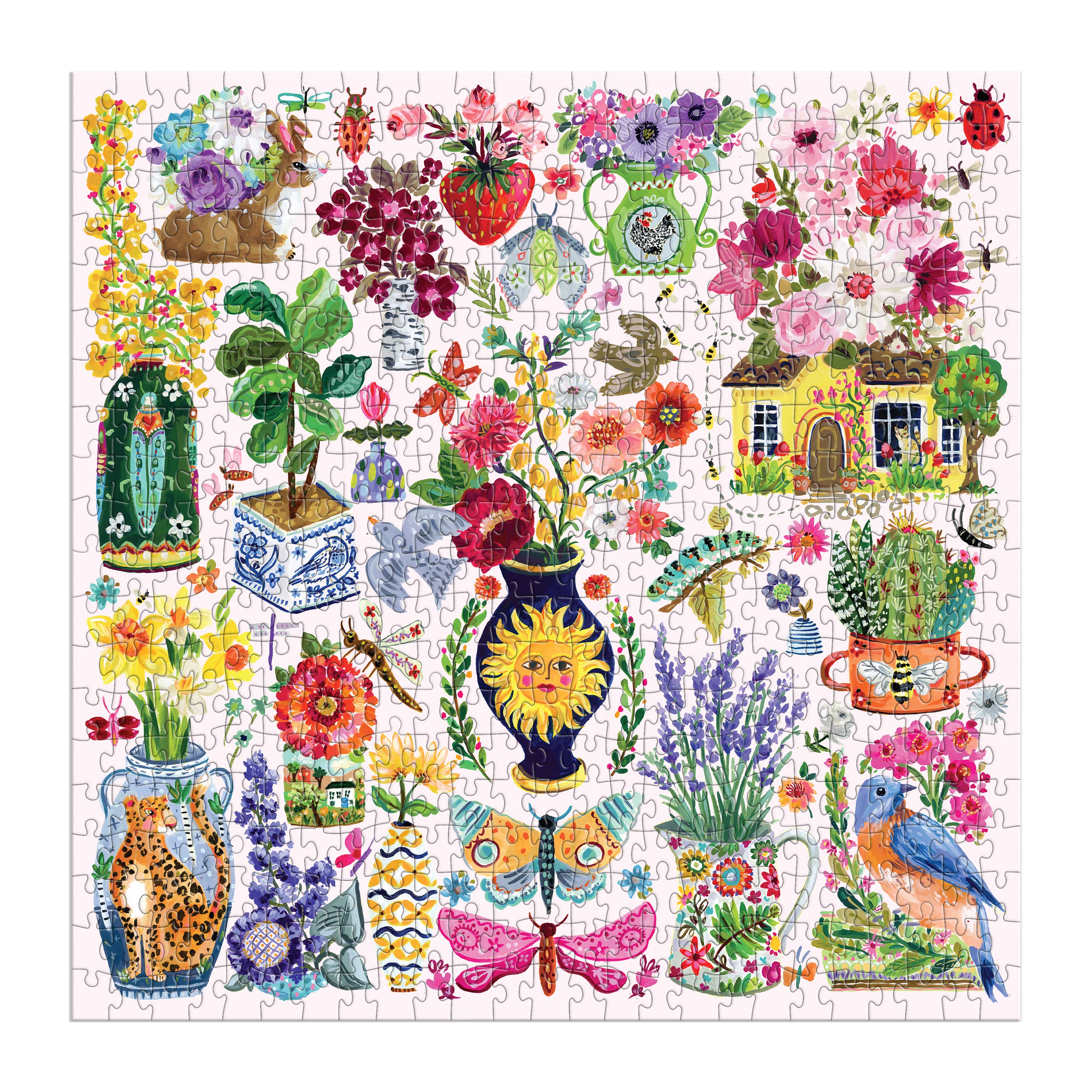 Buzzy Bouquets 500 Piece Puzzle - Image 3