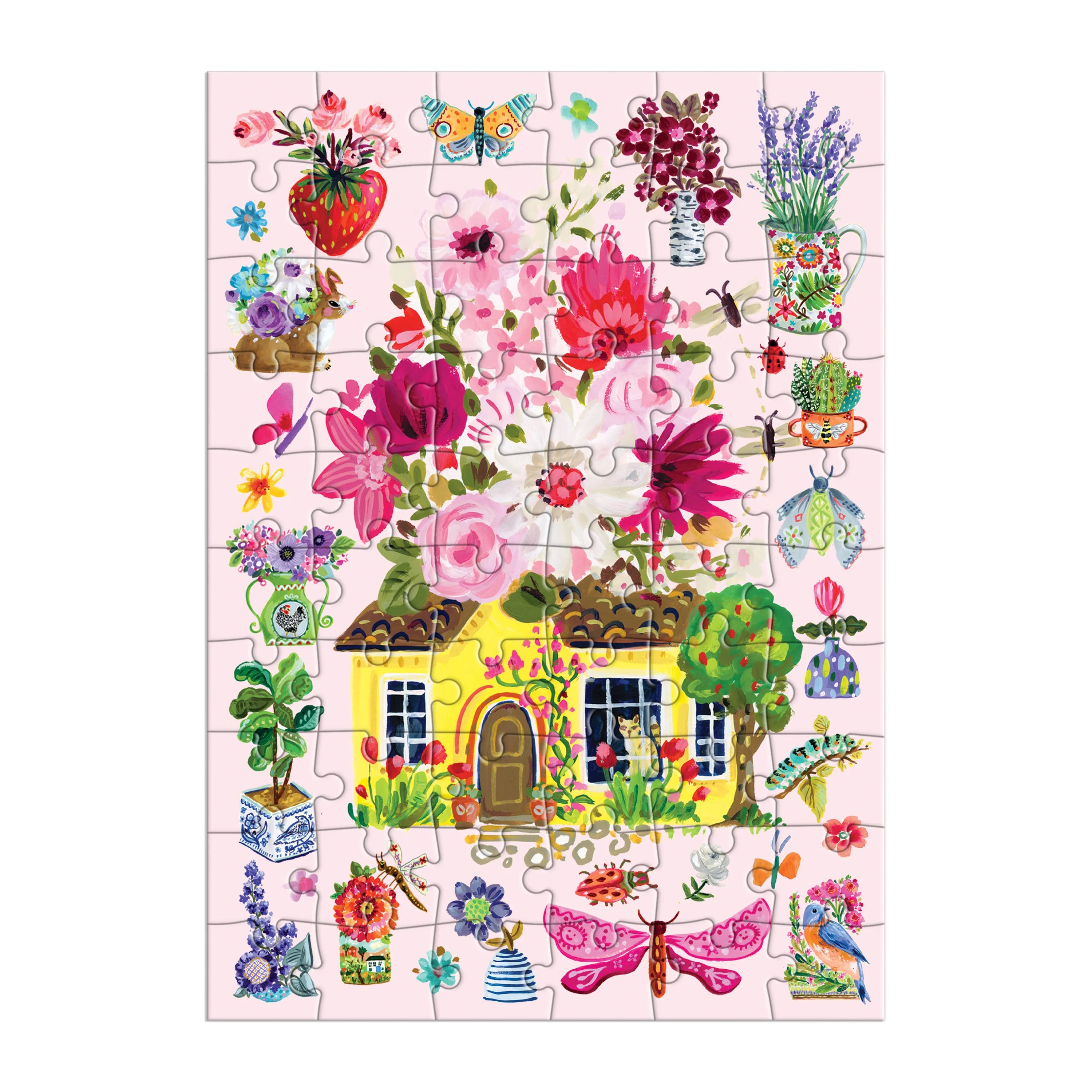 Buzzy Bouquets Greeting Card Puzzle - Image 2