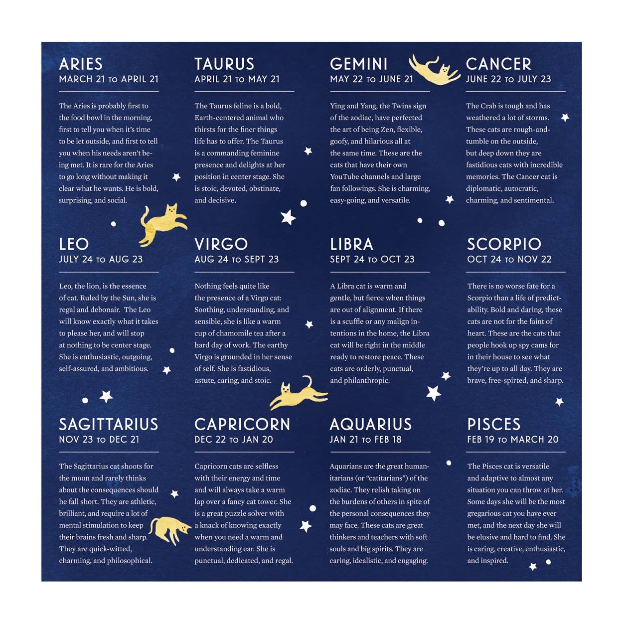 Cat Zodiac 500 Piece Puzzle - Image 3