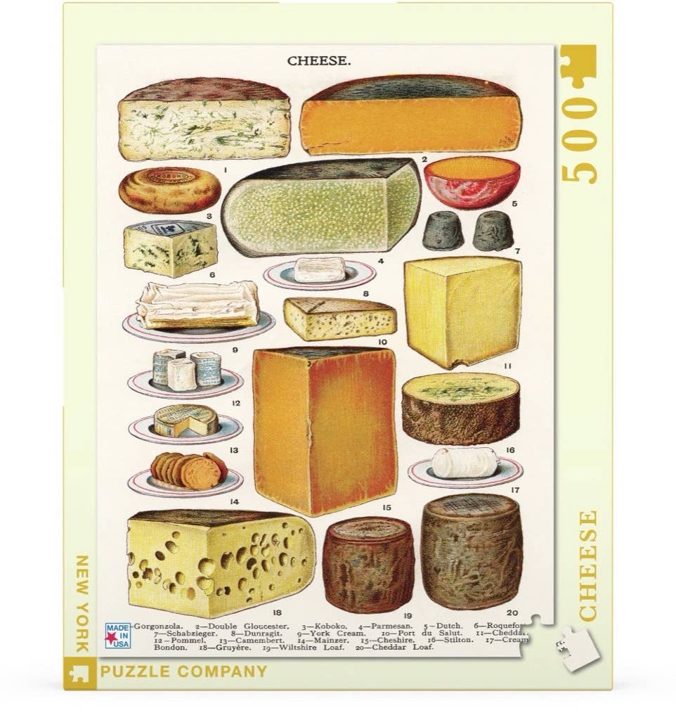 Cheese - 500 Piece Jigsaw Puzzle - Image 2
