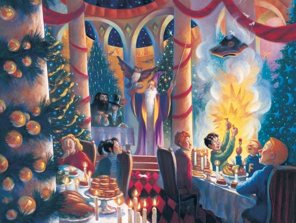 Christmas at Hogwarts 500 - 500 Piece Jigsaw Puzzle - Image 3