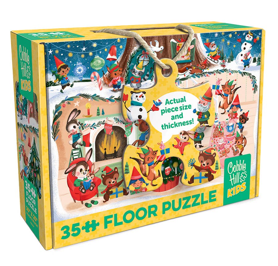 Christmas Cheer (35pc) Floor Puzzle - Ages 3+ - Image 4