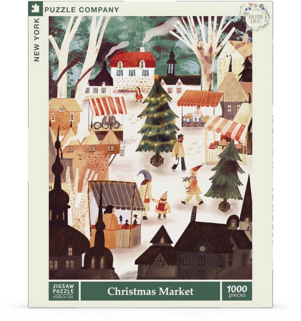 Christmas Market - 1000 Piece Jigsaw Puzzle - Image 2
