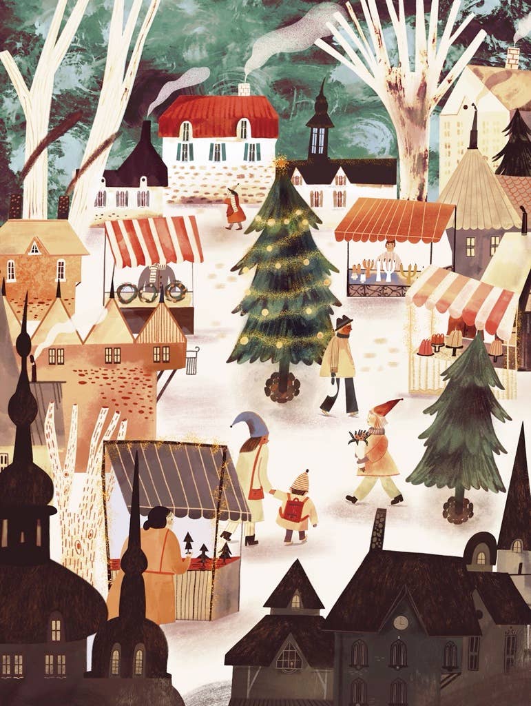 Christmas Market - 1000 Piece Jigsaw Puzzle - Image 3