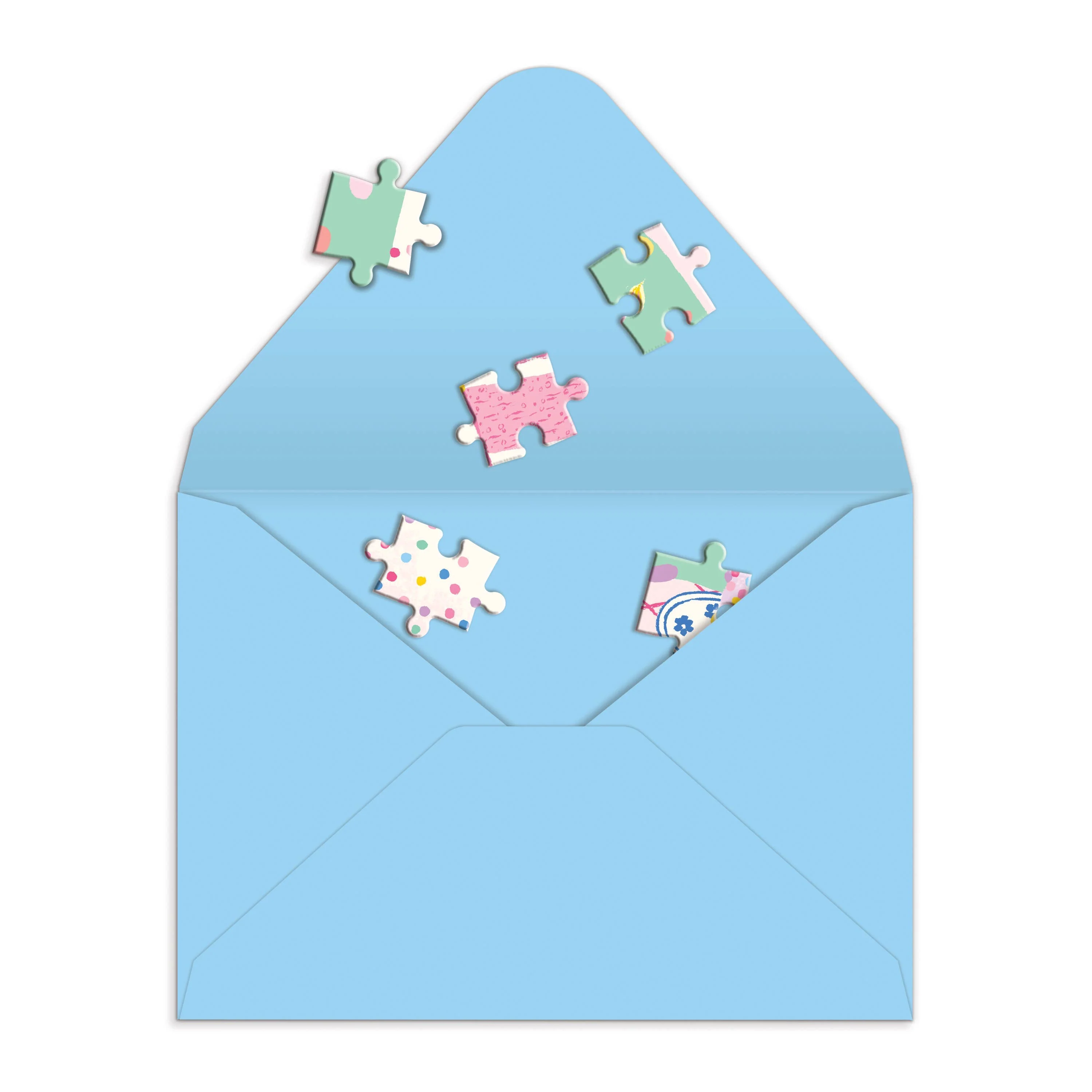 Confetti Birthday Cake Greeting Card Puzzle - Image 2