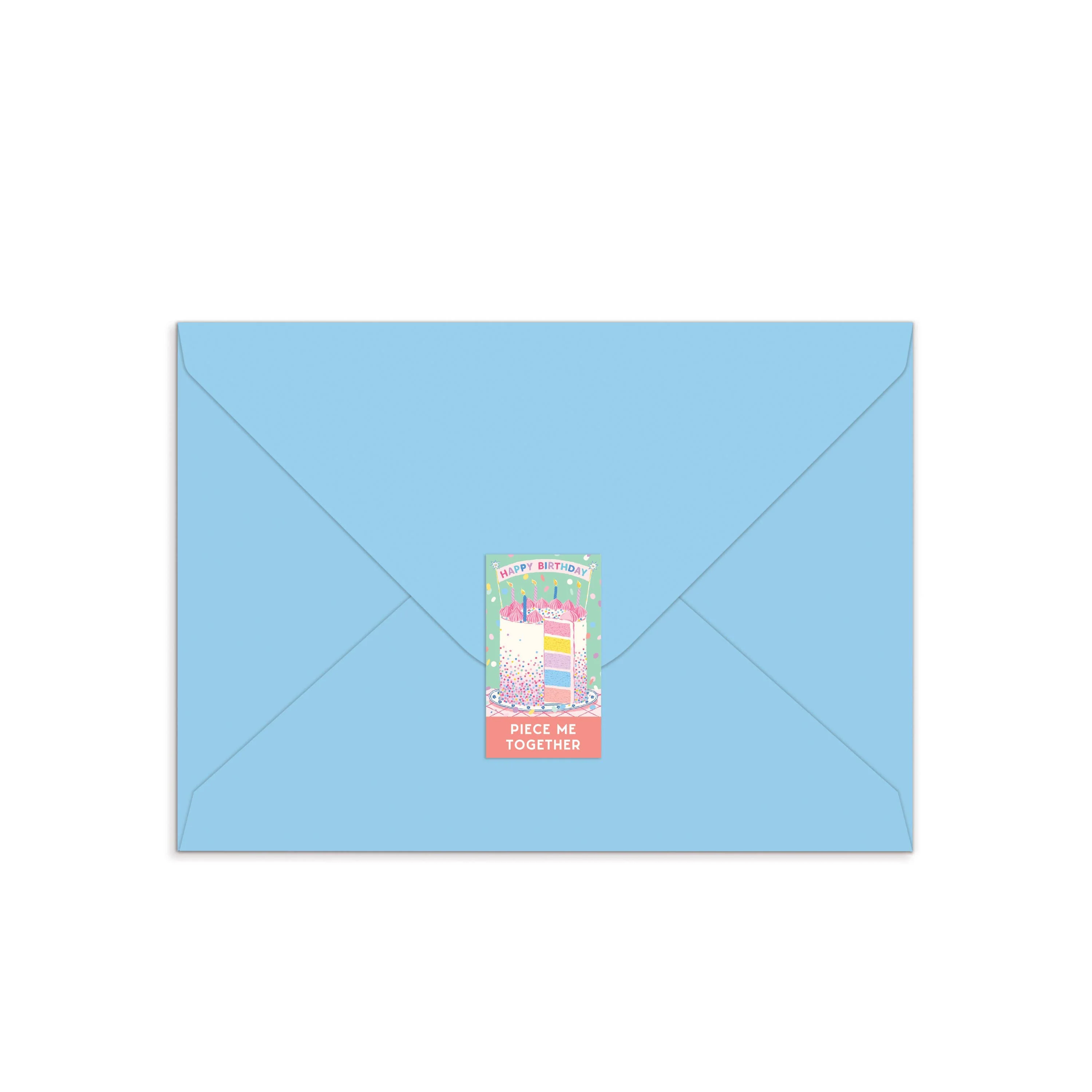 Confetti Birthday Cake Greeting Card Puzzle - Image 3