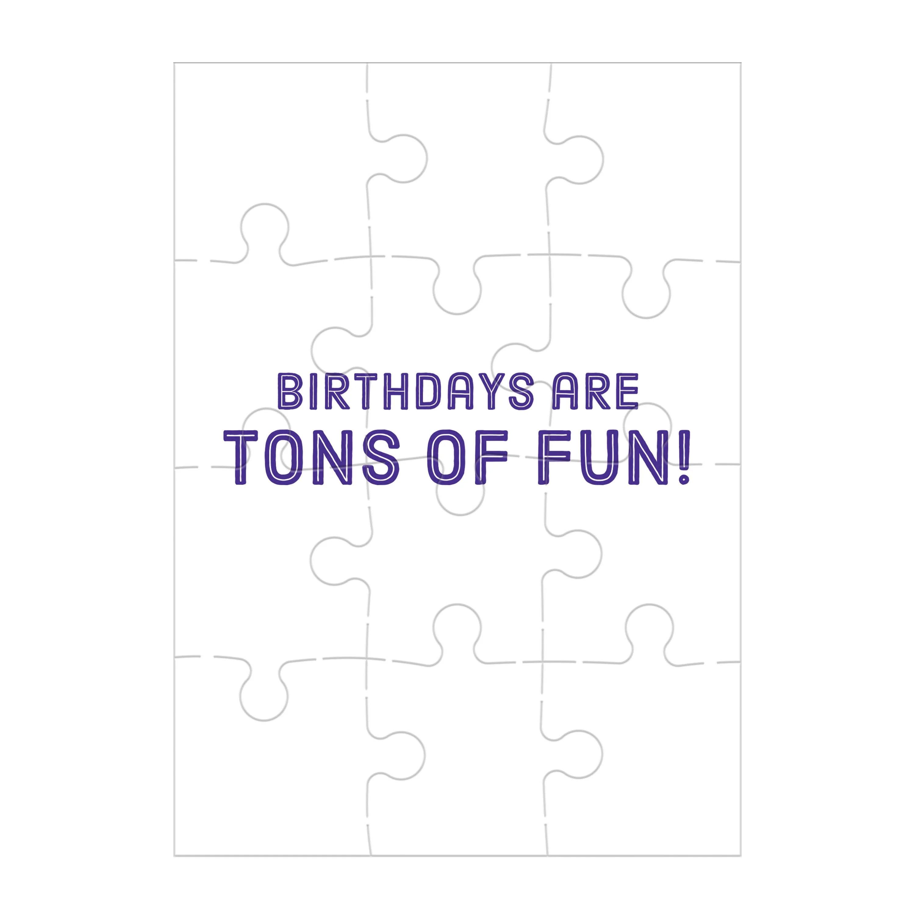 Construction Site Birthday Greeting Card Puzzle - Image 3