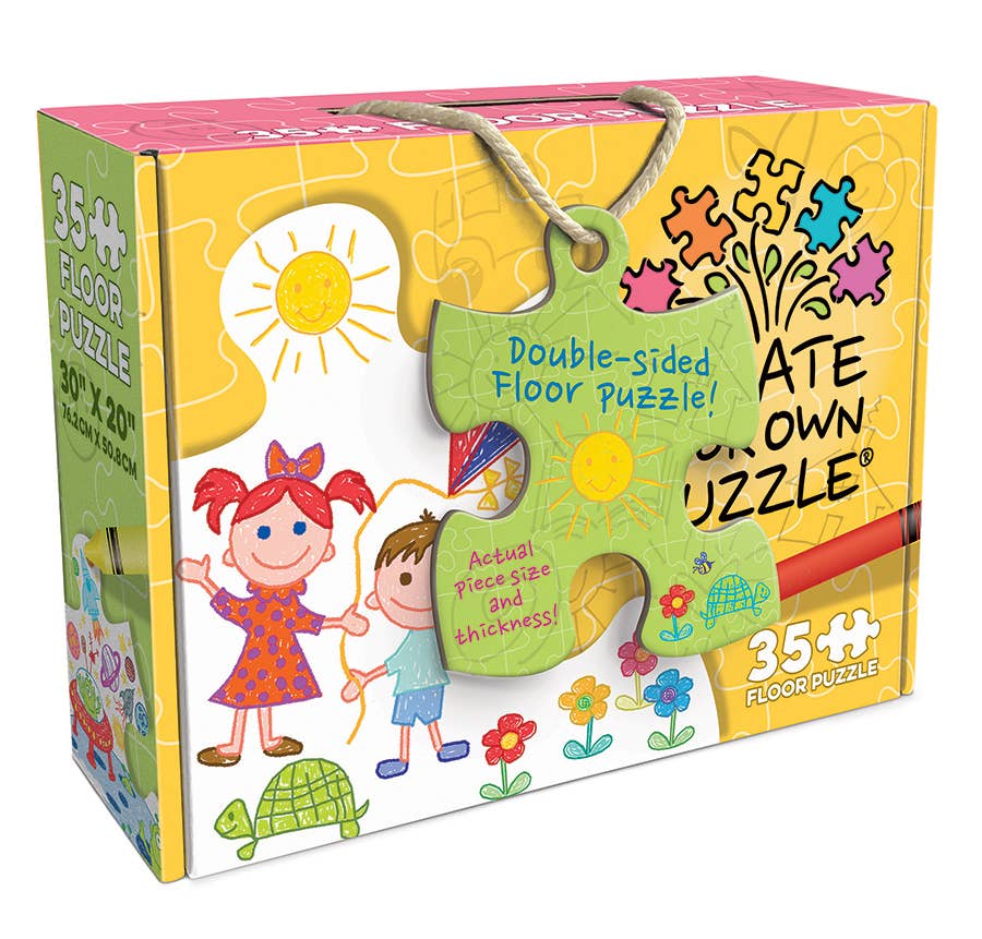 Create Your Own (35pc) Floor Puzzle - Ages 3+ - Image 2