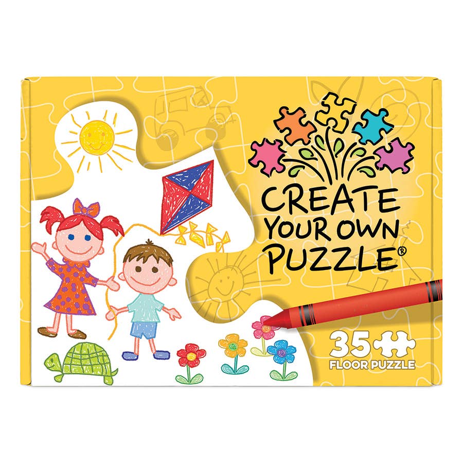 Create Your Own (35pc) Floor Puzzle - Ages 3+ - Image 3