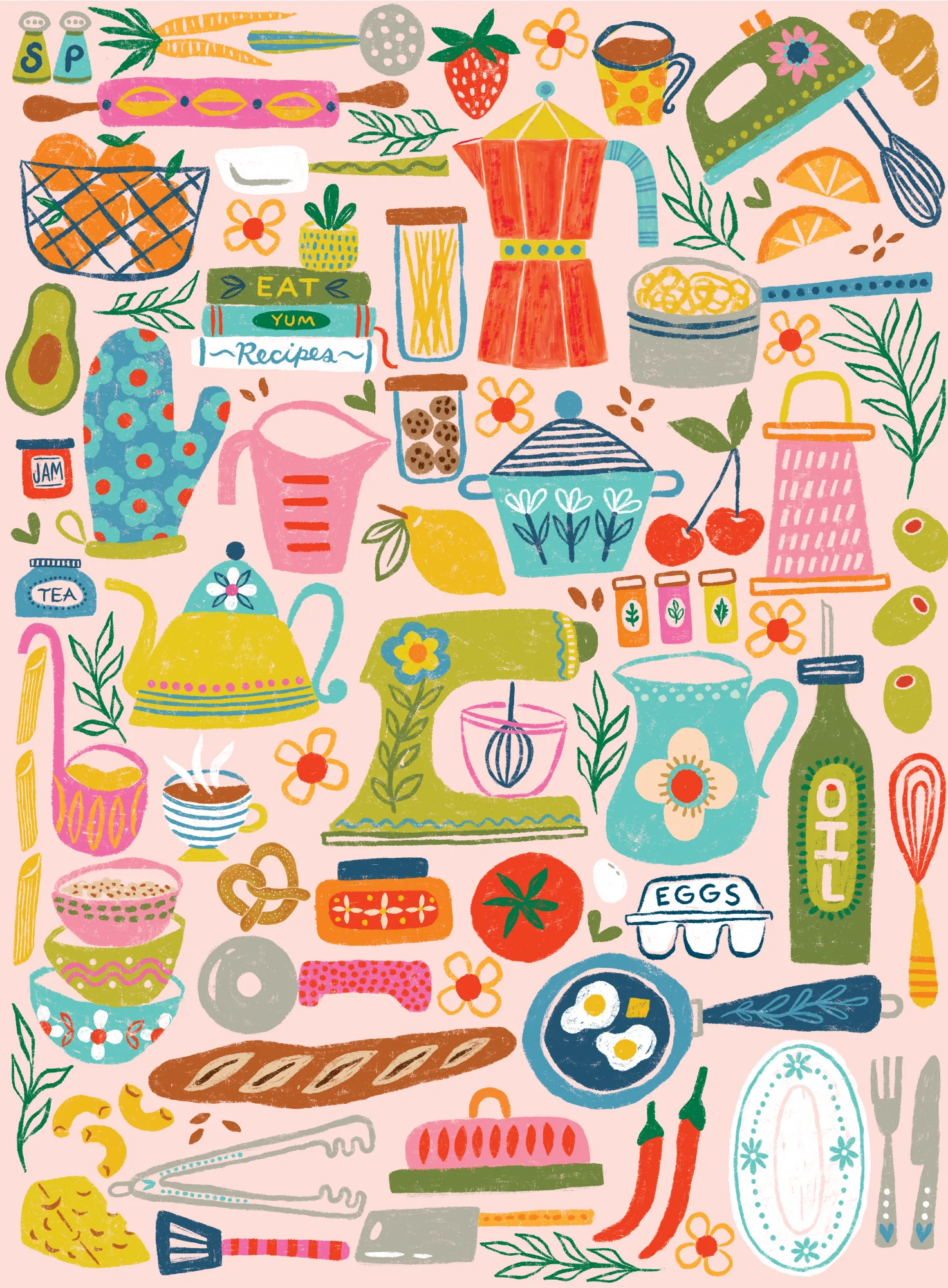 Culinary Chaos 1000 Piece Baking Cooking and Kitchen Puzzle - Image 2