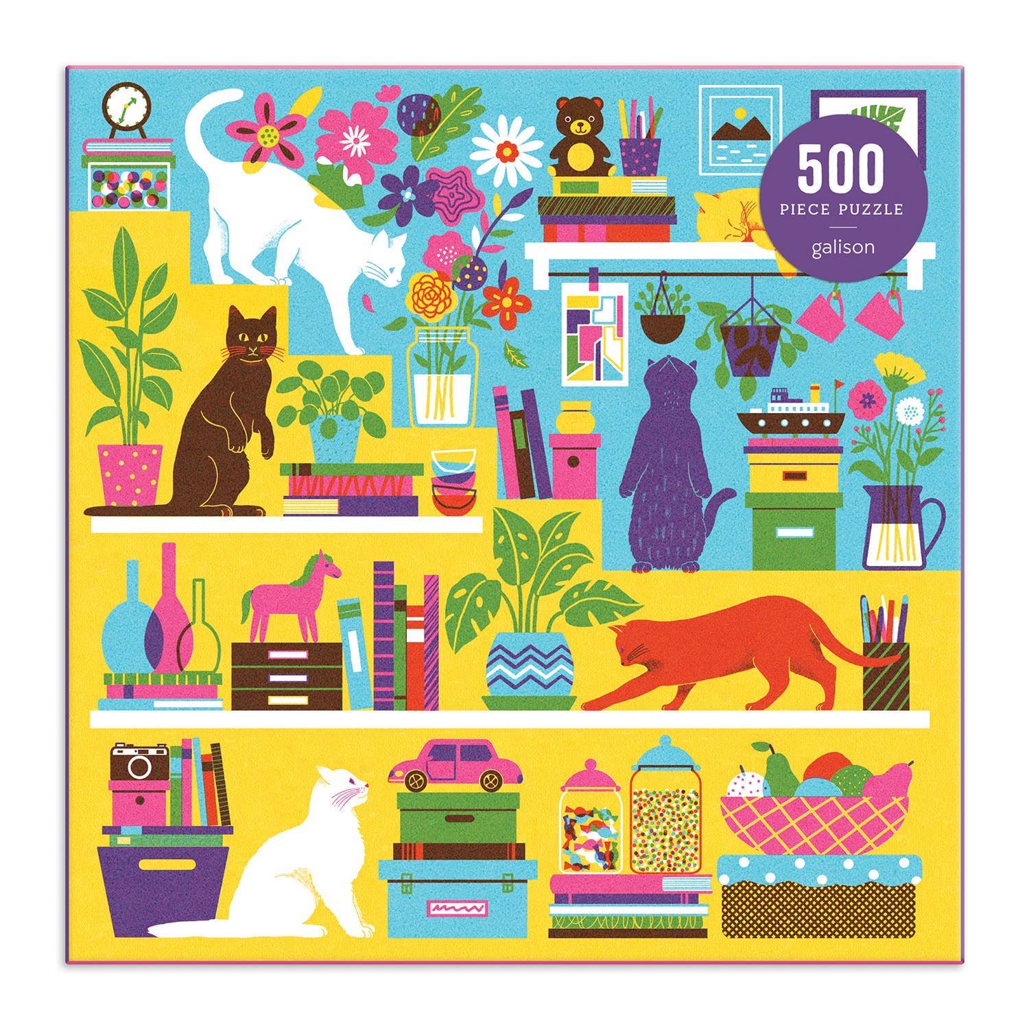 Curious Cats 500 Piece Puzzle - Image 3