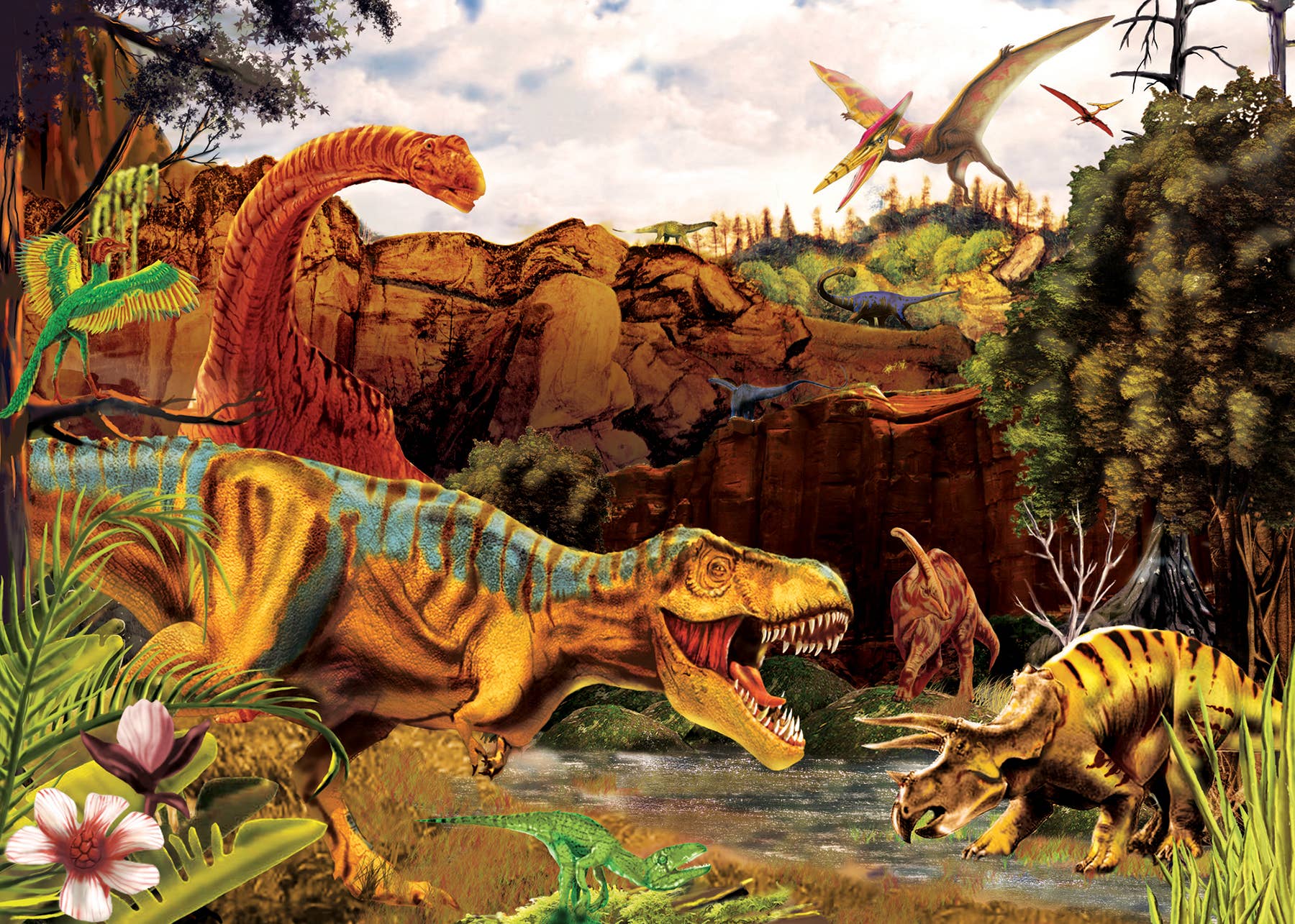 Dino Story (tray) 35pc puzzle