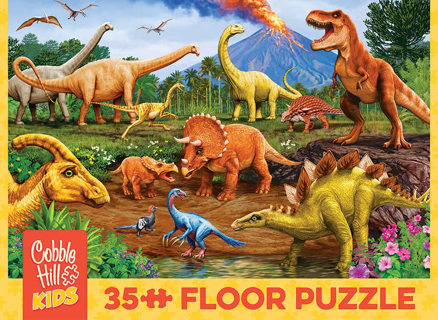 Dinos (35pc) Floor Puzzle - Ages 3+ - Image 5