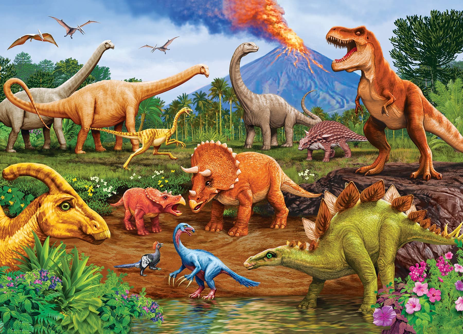 Dinos (Family) 350pc puzzle - Image 2